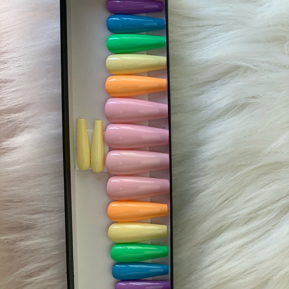 Press on nails-Colorful